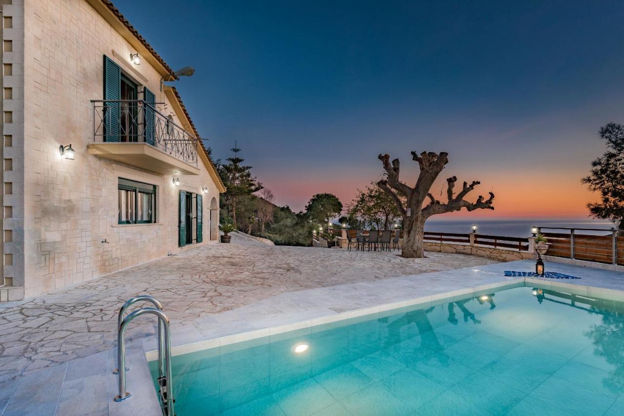 Villa Kanalos - Private Pool & Stunning Views, By Zantewize กาลามากี ภายนอก รูปภาพ